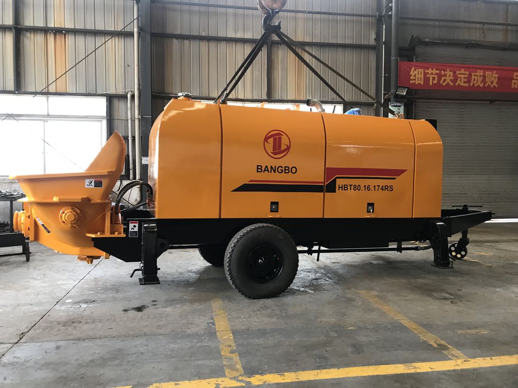 건축을 위한 90m3/H 2300KW 새로운 구체 펌프 유압 황색