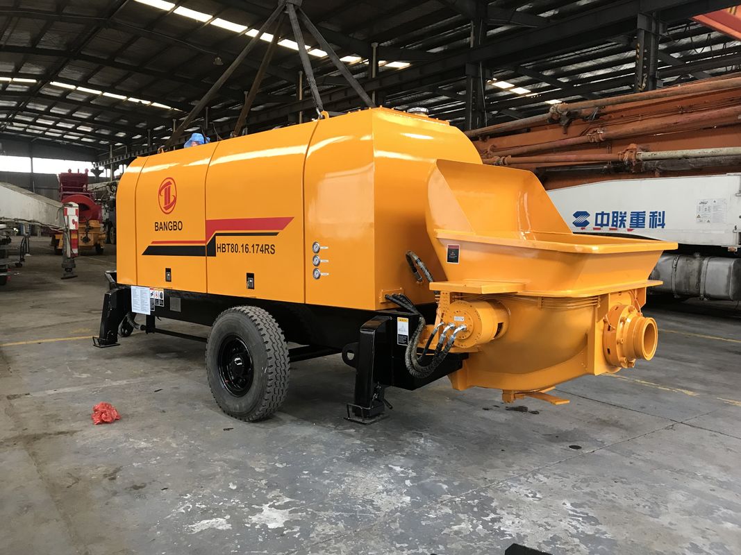 건축을 위한 90m3/H 2300KW 새로운 구체 펌프 유압 황색