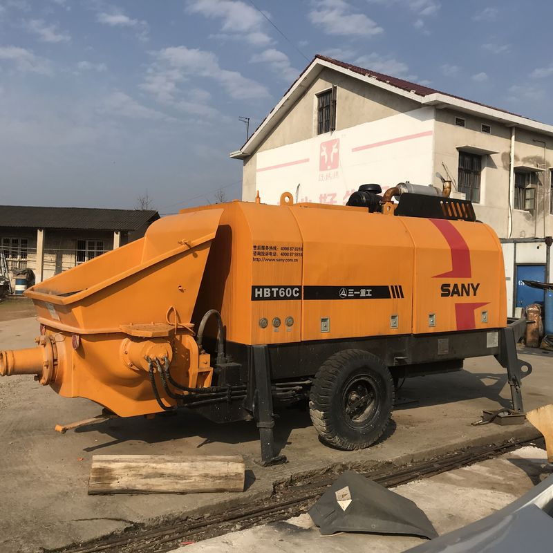 400M 115KW는 구체적인 트레일러 펌프, Sany 트레일러에 의하여 거치된 구체 펌프를 사용했습니다