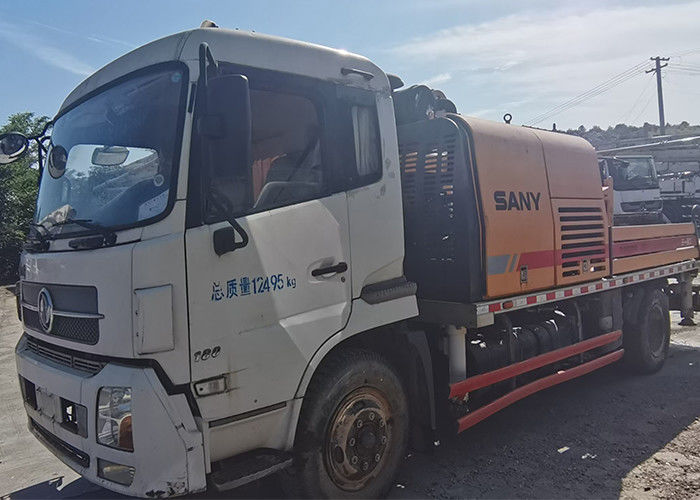 100M3/H SANY는 디젤 엔진을 가진 구체적인 트레일러 펌프 18Mpa를 사용했습니다