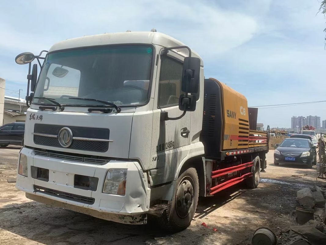 100M3/H 20Mpa 118kW 사용 콘크리트 트레일러 펌프 트럭 탑재 2018 년