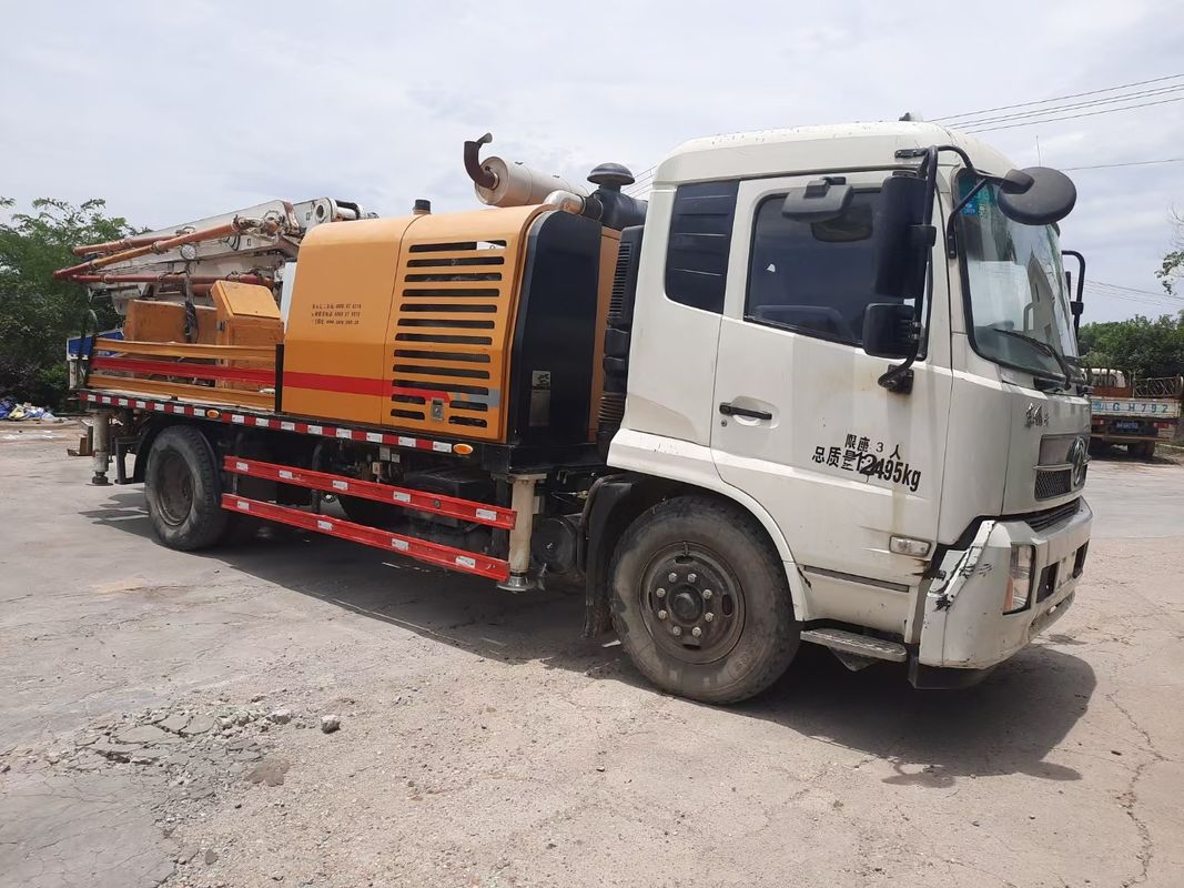 100M3/H 20Mpa 118kW 사용 콘크리트 트레일러 펌프 트럭 탑재 2018 년