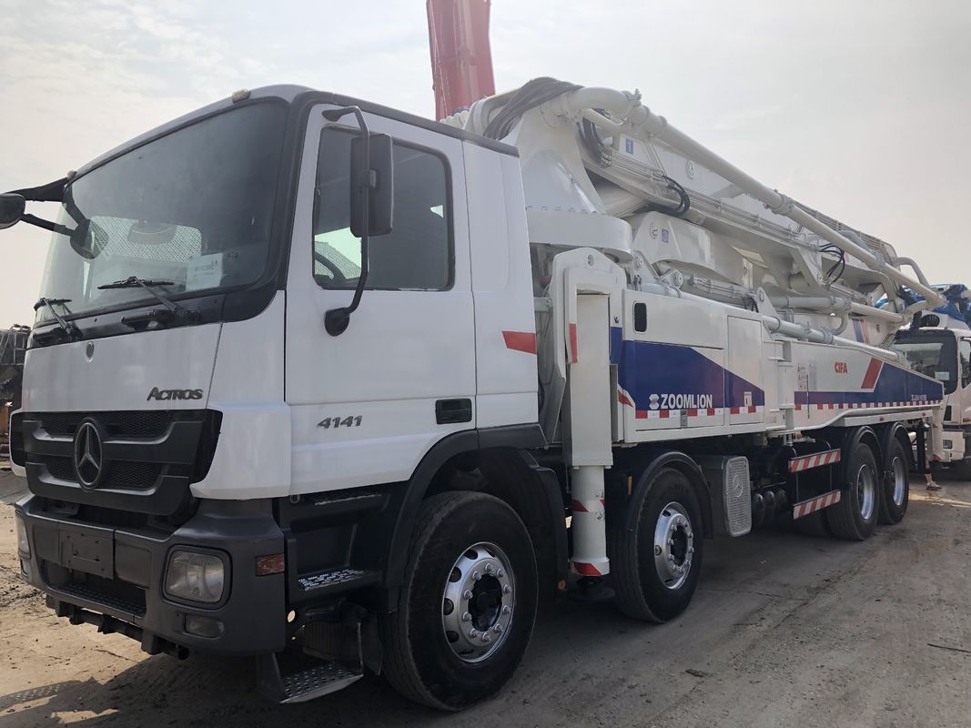 SAE 인증 180CBM/H 콘크리트 붐 트럭 디젤 동력 고효율