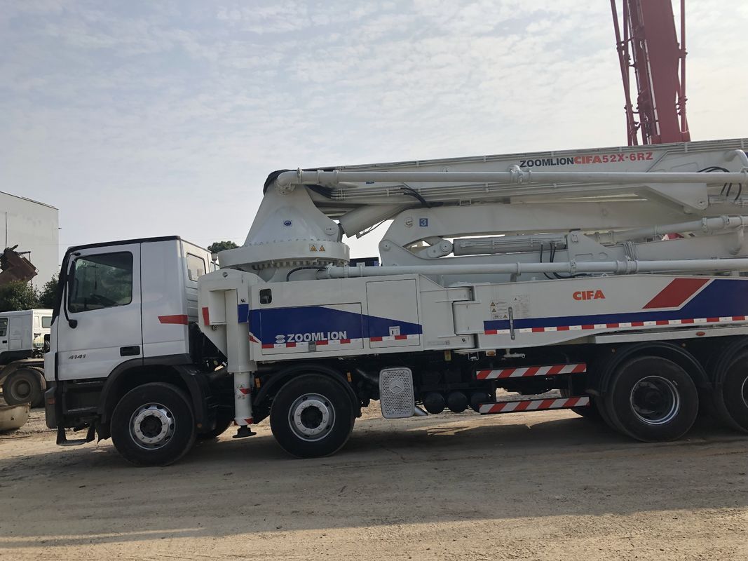 SAE 인증 180CBM/H 콘크리트 붐 트럭 디젤 동력 고효율