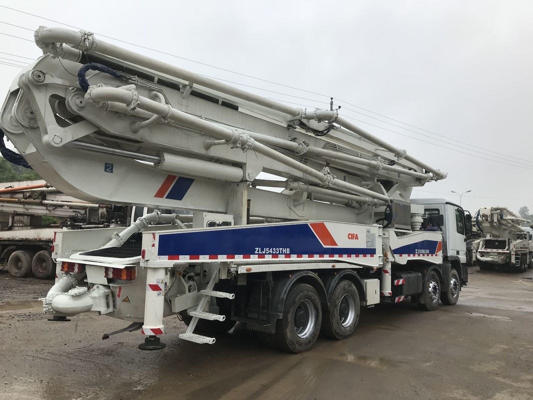 Zoomlion 이동할 수 있는 구체 펌프, 52m 구체 펌프 300KW 초침