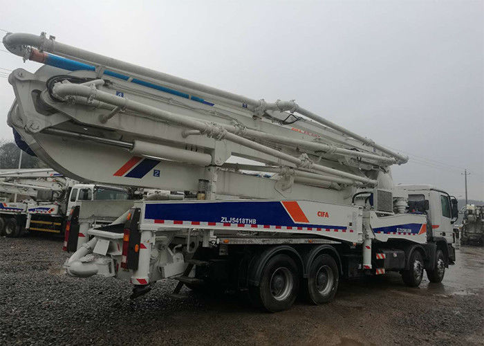50m 붐 구체 펌프 트럭 ZLJ5418THB 초침 고수준