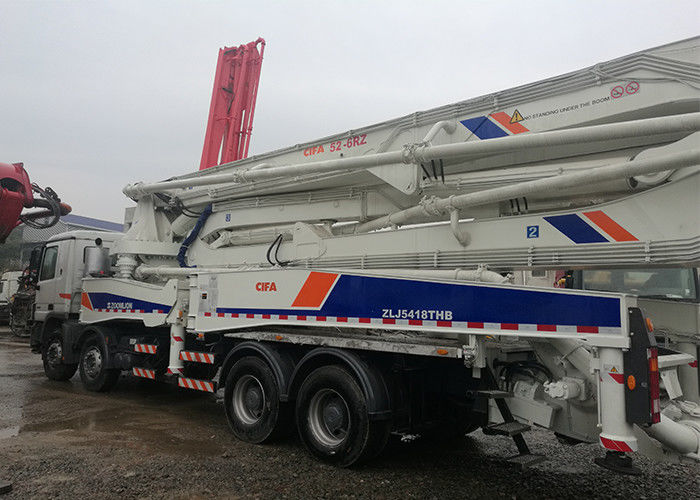 50m 붐 구체 펌프 트럭 ZLJ5418THB 초침 고수준