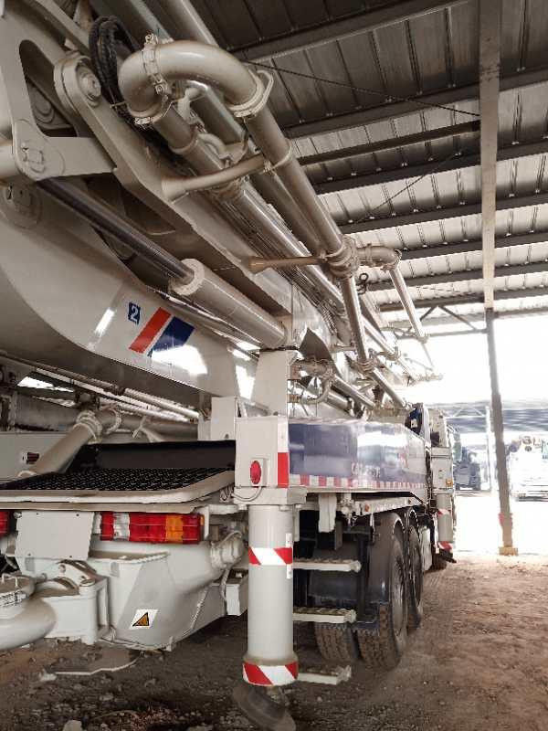 52m Actros 4141 섀시 구체적인 붐 트럭, 구체적인 건설장비 150M3/H