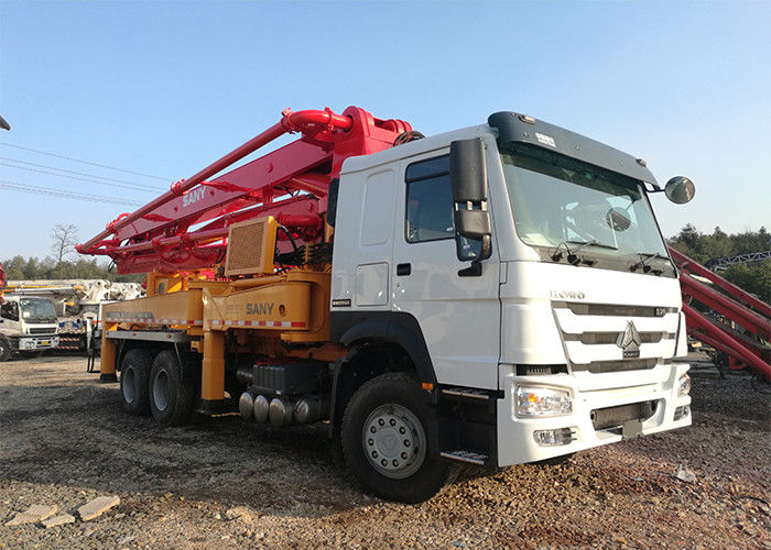 37 미터 273KW는 트럭 구체 펌프, Sany 구체 펌프 120CBM을 사용했습니다