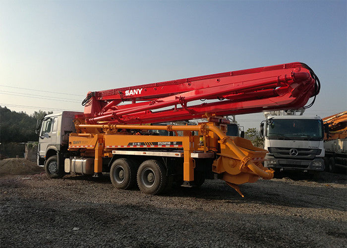 37 미터 273KW는 트럭 구체 펌프, Sany 구체 펌프 120CBM을 사용했습니다