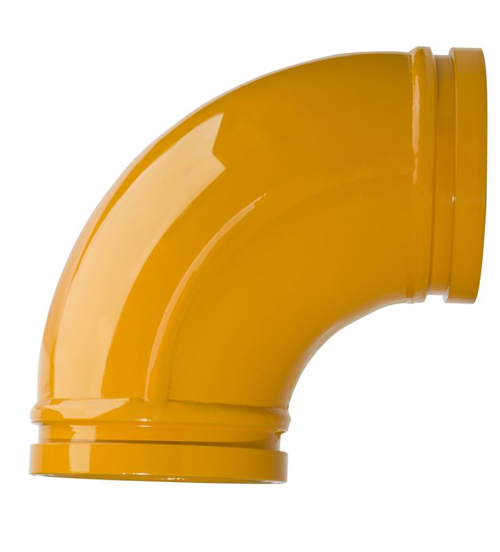 ISO9001 승인 콘크리트 펌프 Partsdouble 벽 90도 팔꿈치