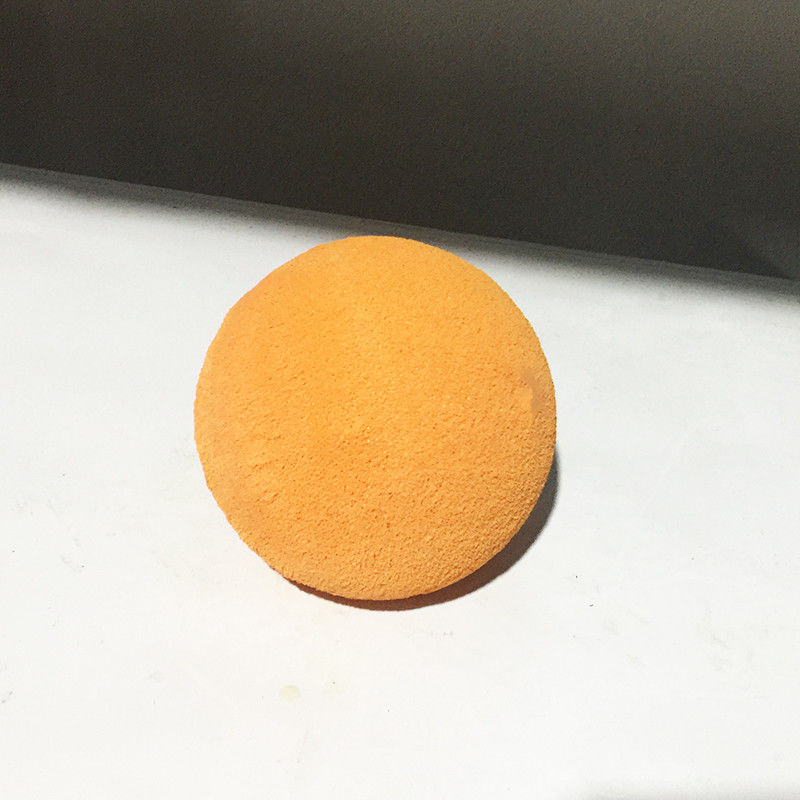 Zoomlion 125mm 콘크리트 펌프 청소 스폰지 볼 오렌지 라운드