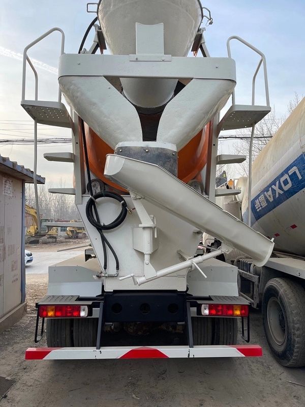 287KW 6M3 사용된 구체 믹서 트럭은 6*4 ISUZU CXZ51K 3 도끼를 재생했습니다