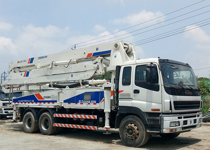 37m 265KW 붐 압력 구체 펌프 트럭은 ISUZU CYZ51Q를 거치했습니다