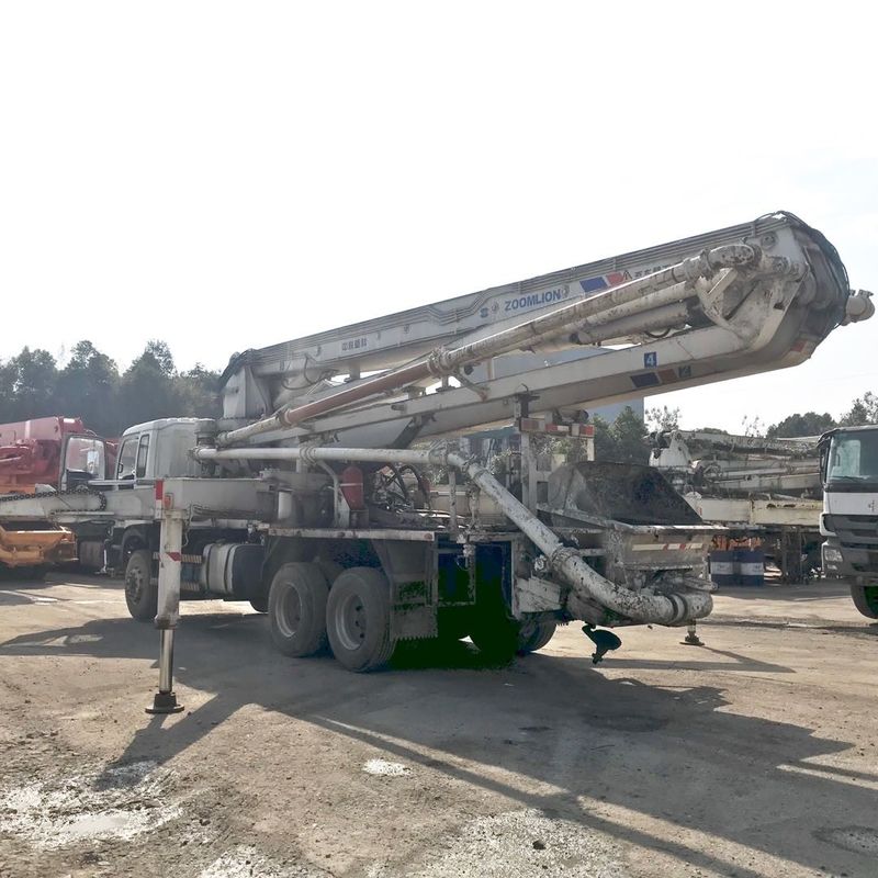 ZOOMLION 37 미터 중고 시멘트 트럭 ISUZU 섀시 리퍼브