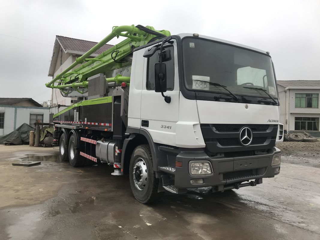 Zoomlion 시멘트 기중기 트럭, 고강도 구체적인 양수차 38 미터