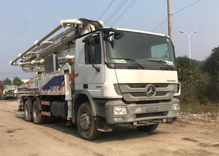 300KW 38m 펌프 사용된 시멘트 트럭, 이동을 위한 사용된 구체적인 기계 Actros 3341