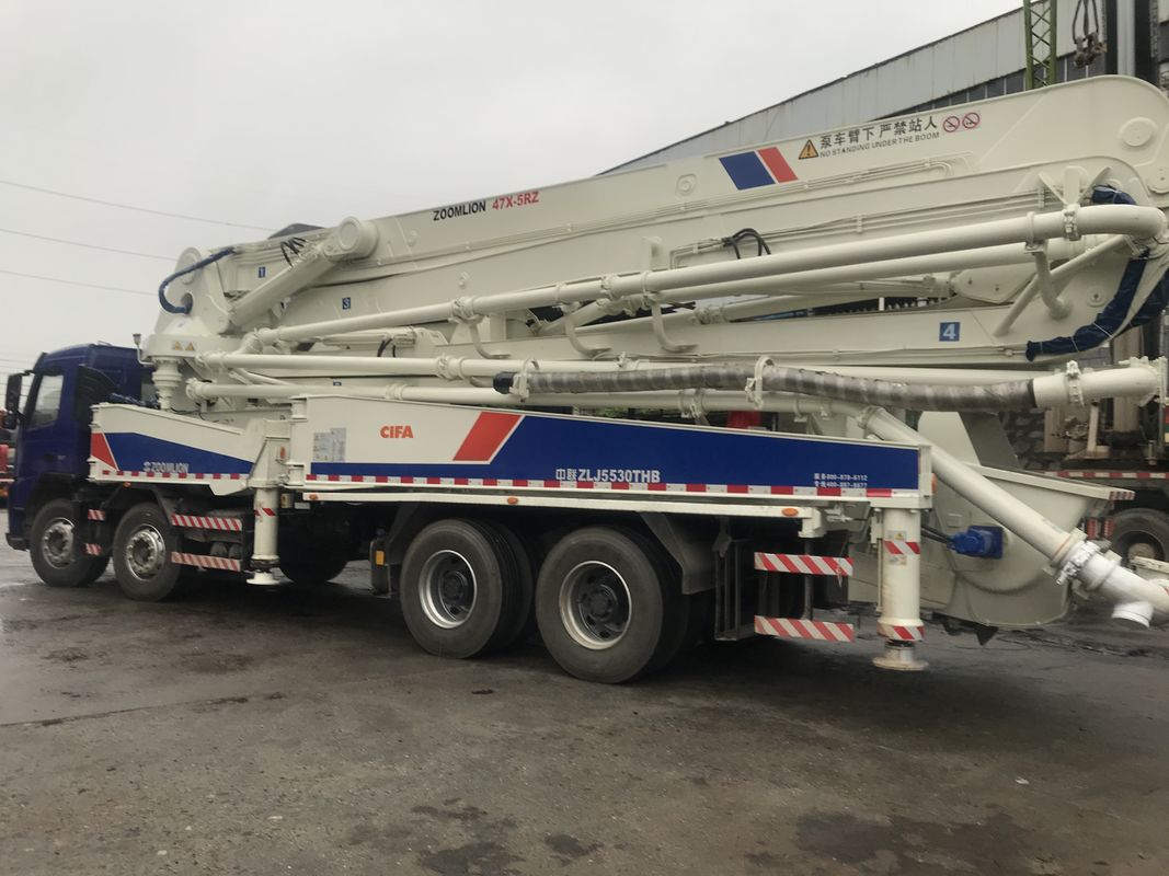 110m3/H 279KW 펌프 시멘트 트럭, 사용된 구체적인 장비 볼보 섀시 ISO90001