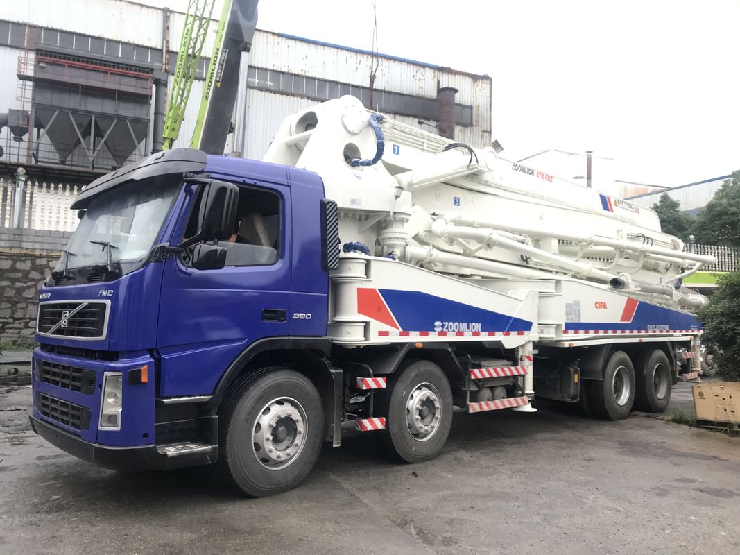 110m3/H 279KW 펌프 시멘트 트럭, 사용된 구체적인 장비 볼보 섀시 ISO90001