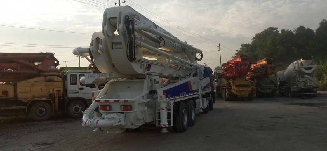 트럭에 의하여 거치되는 47 미터 구체 펌프, 개조한 구체 펌프