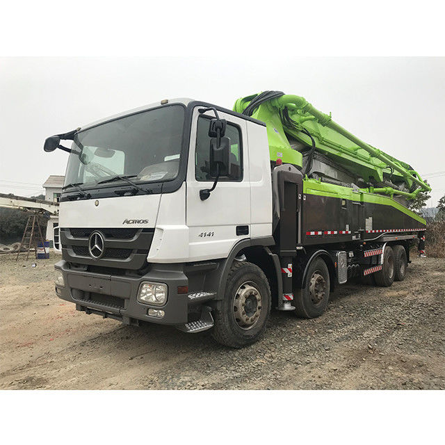 ZLJ5419THB 펌프 Zoomlion 52m 녹색이 있는 시멘트 트럭 사용