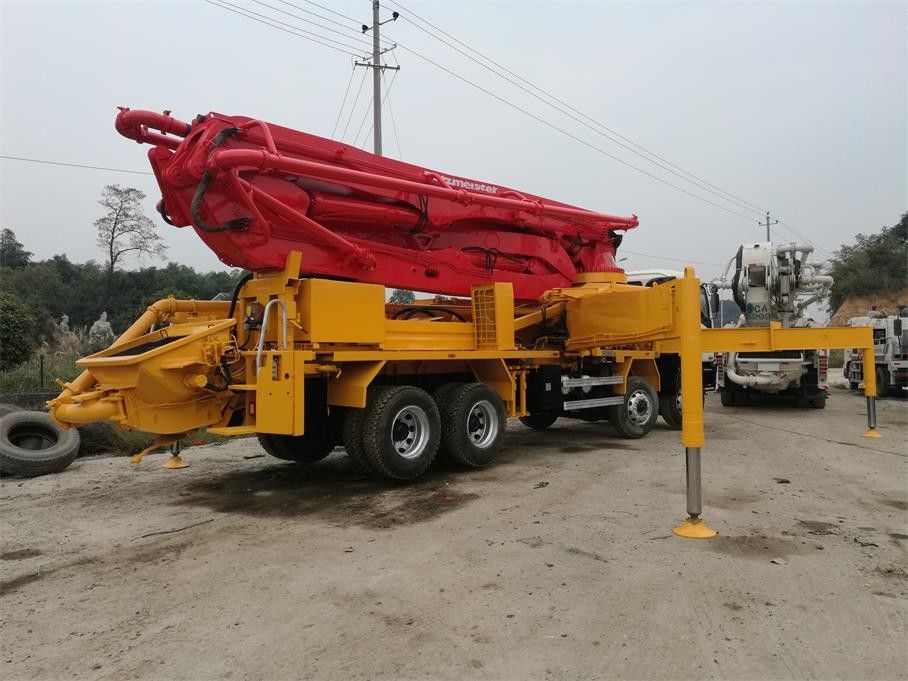 600L 배럴 42 미터 중고 시멘트 트럭 디젤 구동 높은 신뢰성