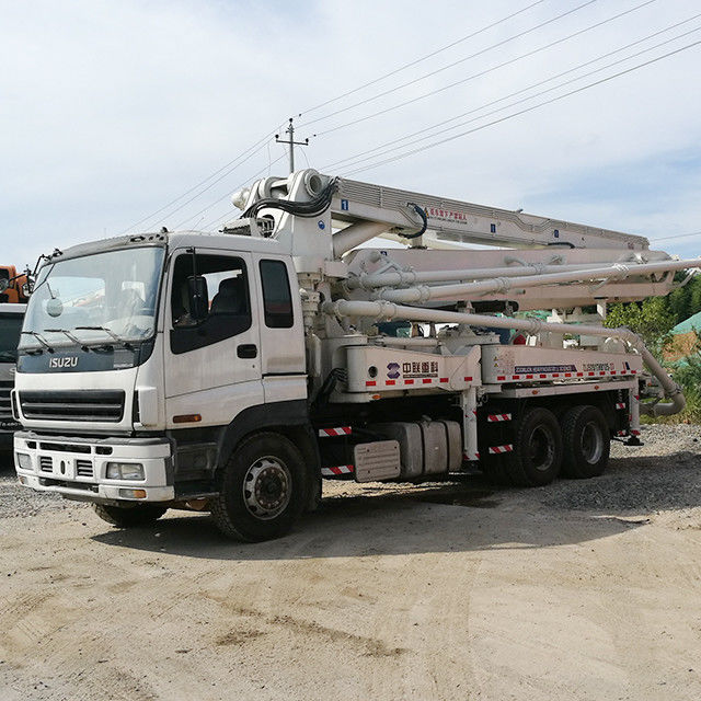 265KW 37m 재생된 Beton 펌프 Isuzu 트럭 장착 양호한 상태