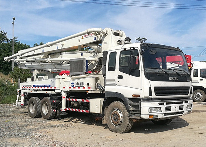 265KW 37m 재생된 Beton 펌프 Isuzu 트럭 장착 양호한 상태
