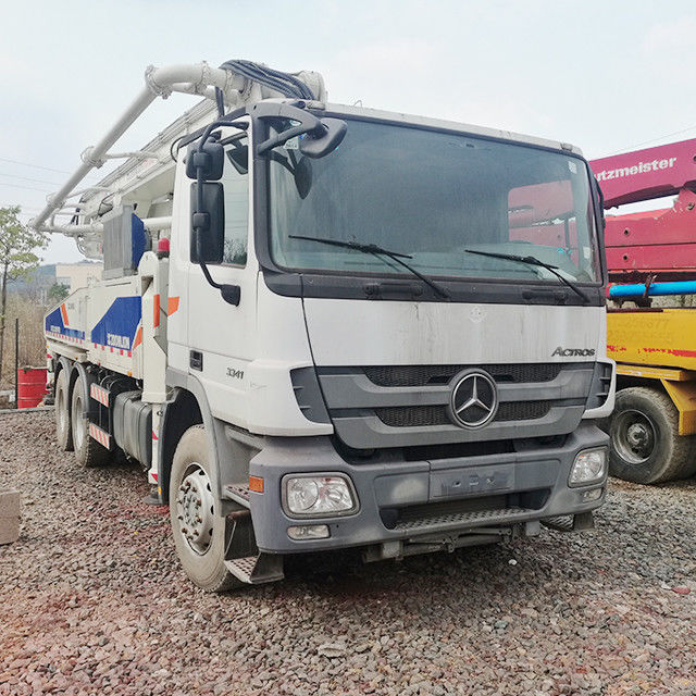 120m3/H 트럭에 의하여 거치되는 Beton 펌프, 디젤 엔진을 가진 38m 구체 펌프 4 붐