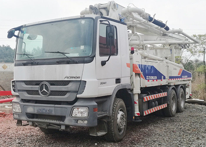 120m3/H 트럭에 의하여 거치되는 Beton 펌프, 디젤 엔진을 가진 38m 구체 펌프 4 붐