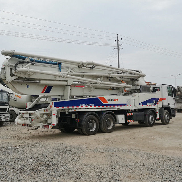 300KW 50M 중고 트럭 구체 펌프, Zoomlion 구체 펌프 ZLJ5415THB125-50