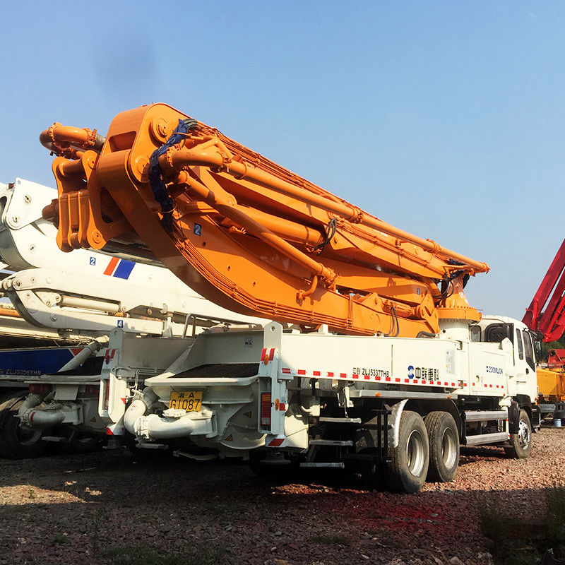 ISO90001 47 미터 콘크리트 붐 트럭 붐 중고 디젤 엔진