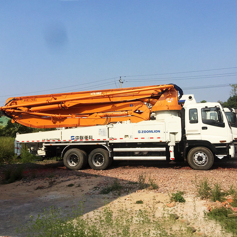 ISO90001 47 미터 콘크리트 붐 트럭 붐 중고 디젤 엔진