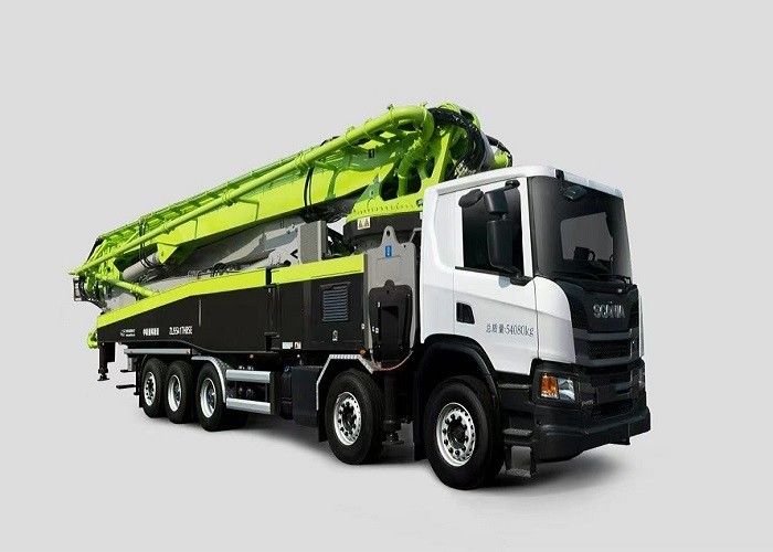 180CBM/H 66m 331KW 붐 펌프 트럭 Scania P450 섀시 고압 펌핑
