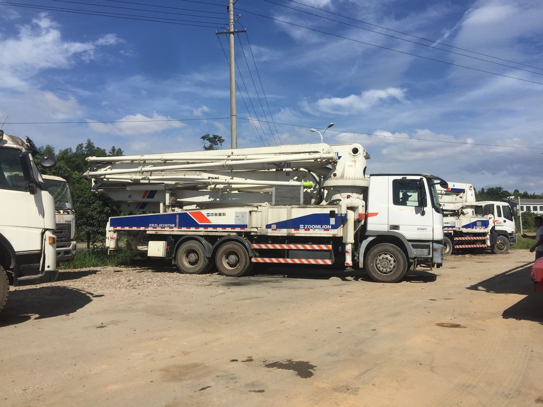 3개의 차축 294KW 중고 트럭 구체 펌프, 47m 구체 펌프 ZLJ5336THB