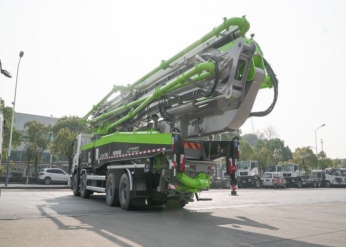 Euro 5 배출 58m SCANIA 콘크리트 트럭 8x4 높은 운전 안전