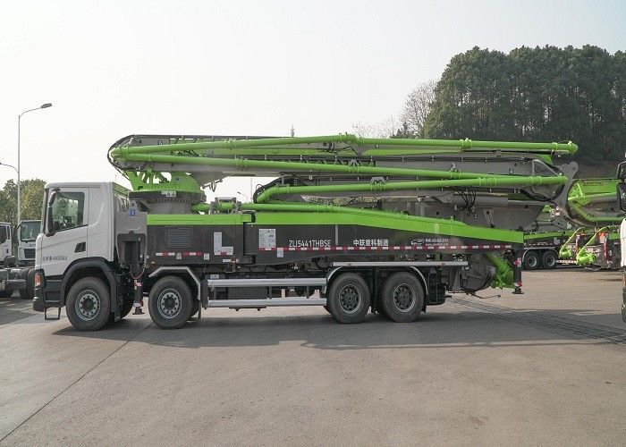 Euro 5 배출 58m SCANIA 콘크리트 트럭 8x4 높은 운전 안전