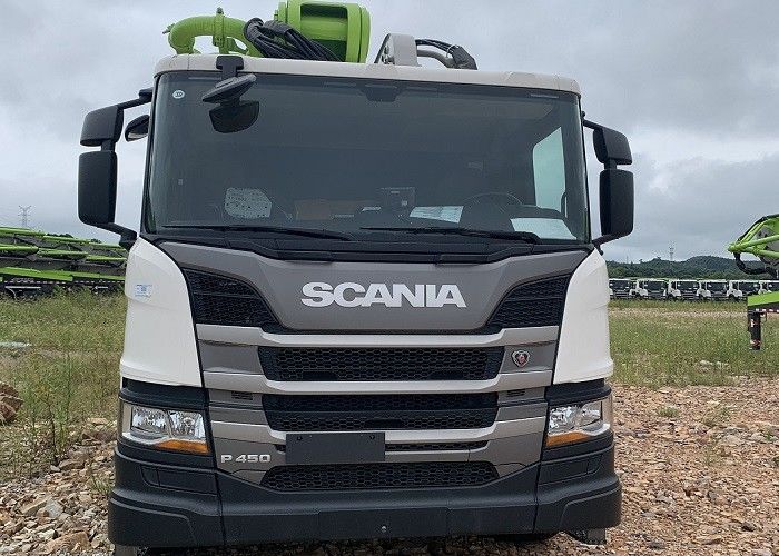 59m 180M3 새로운 구체 펌프 트럭 ZLJ5440THBSF 높은 안전 백색