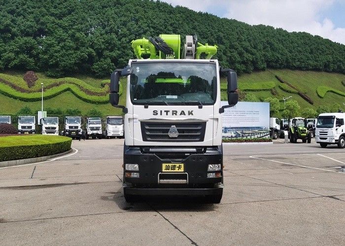 긴 붐 높은 정밀도를 가진 180cbm/H 56m 구체 펌프 트럭