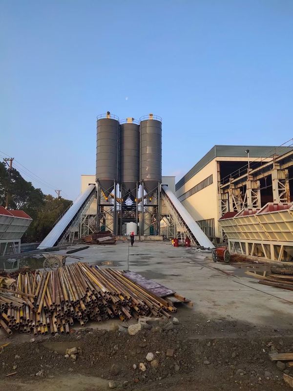 60m3 150Kw 휴대용 구체적인 배치 공장 고급 전기 60m3/H