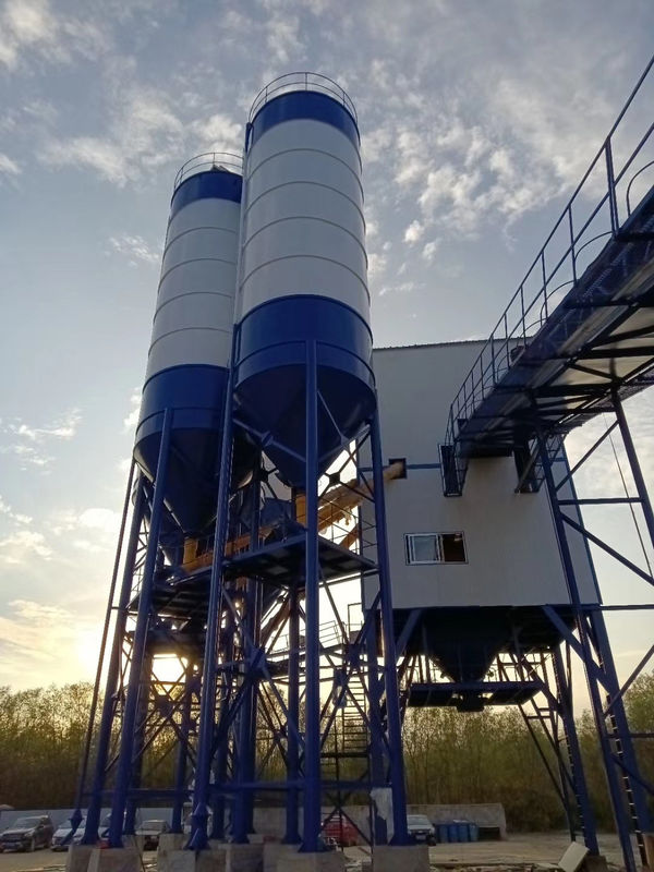 ISO9001:2008 주문을 받아서 만들어지는 25m3 시멘트 섞는 식물 전기 소형 크기