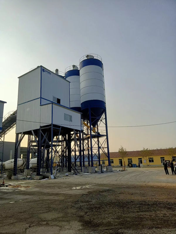 ISO9001:2008 주문을 받아서 만들어지는 25m3 시멘트 섞는 식물 전기 소형 크기