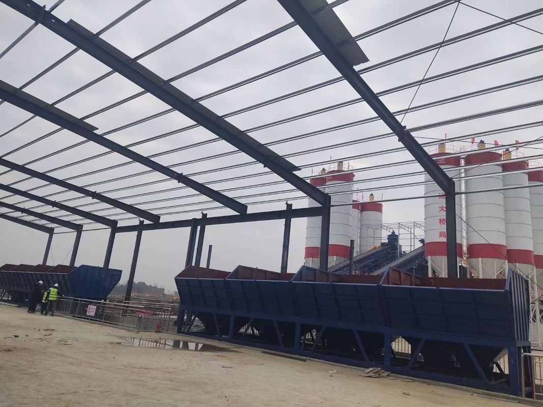 90m3/H HZS90 콘크리트 배치 플랜트 건식 자동 제어 시스템