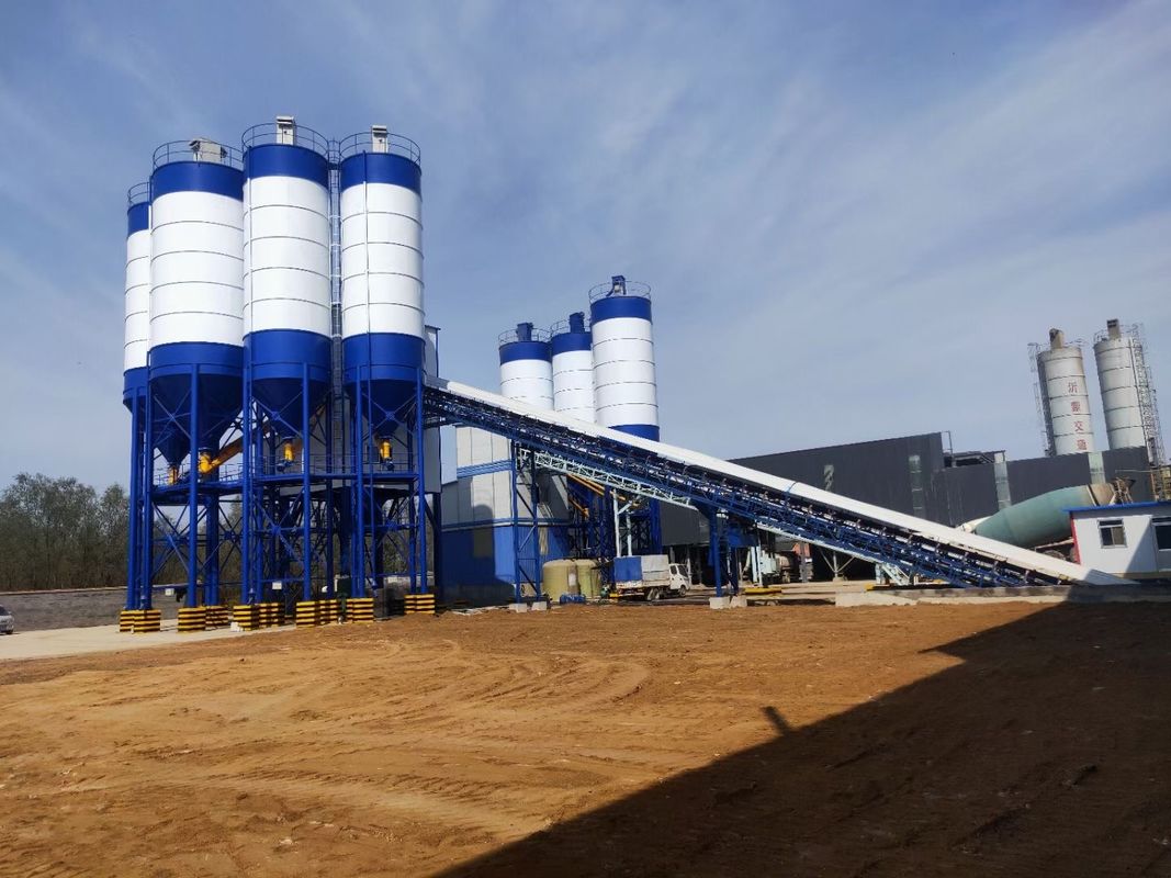 JS2000 믹서를 가진 자동적인 전기 HZS120 구체적인 배치 공장