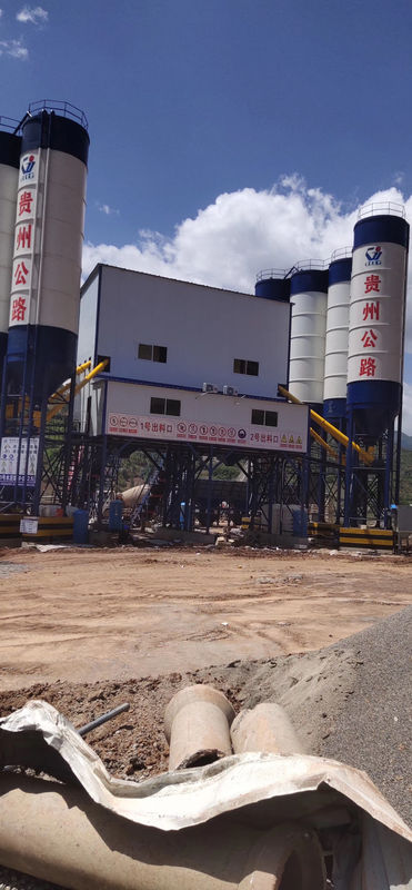 BANGBO 120m3/H Sicoma 믹서가 있는 콘크리트 배치 플랜트 습식 혼합