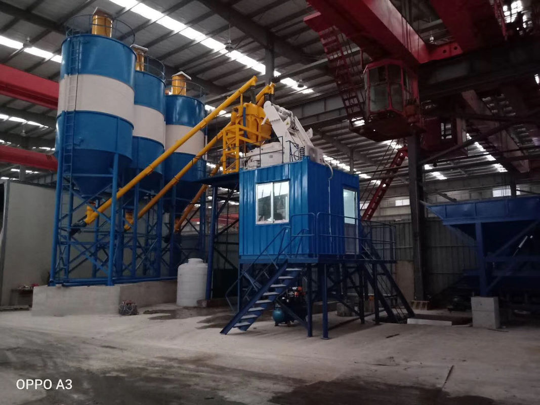 HZS75 75M3 콘크리트 배치 플랜트 모바일 전기 자동