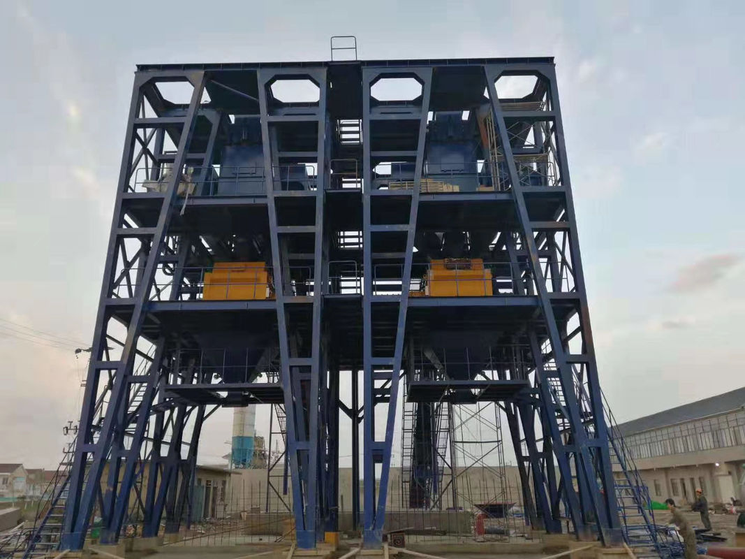 HZS90 90m3/H 콘크리트 혼합 공장 준비 혼합 고효율