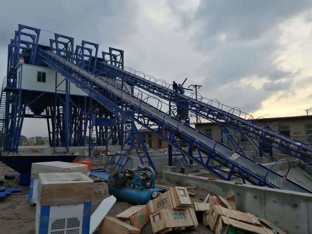 HZS90 90m3/H 콘크리트 혼합 공장 준비 혼합 고효율