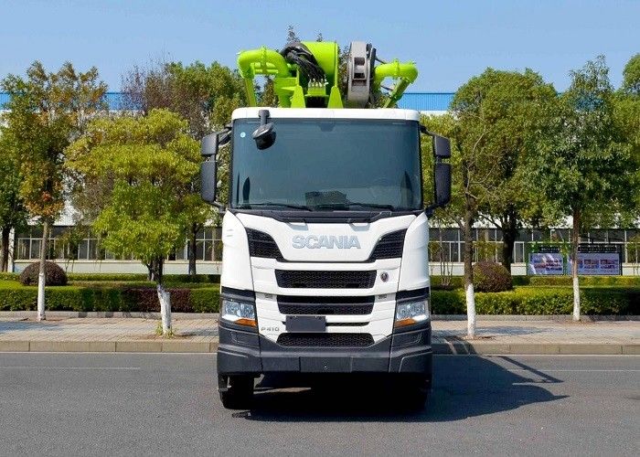 유로 5 방출 붐 구체 펌프 트럭 48m 3 축선 새로운 상태