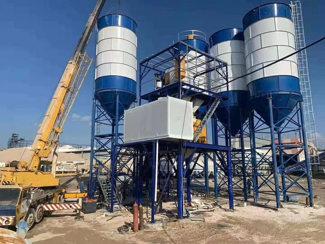 ISO90001 180CBM/H 콘크리트 배치 플랜트 트윈 샤프트 파운데이션 무료